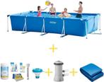 Intex Zwembad  Frame Pool  450 x 220 x 84 cm  Inclusief, Verzenden, 200 tot 300 cm, 80 tot 120 cm, Nieuw