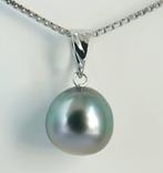 Zonder minimumprijs - Hanger - 18 karaat Witgoud Parel -