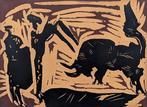 Pablo Picasso (1881-1973) - Las Banderillas - Linocut 1963