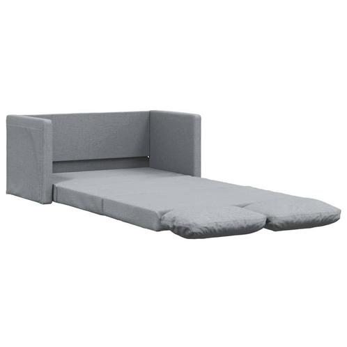 Slaapbank Lichtgrijs 2-in-1 | Retourdeal | 41% Korting!, Huis en Inrichting, Slaapkamer | Slaapbanken, 100 cm, Overige maten, Grijs