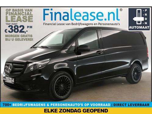 Mercedes-Benz Vito 114 CDI Lang AUT Airco Cam Trekh €382pm, Auto's, Bestelauto's, Lease, Automaat, Diesel, Mercedes-Benz, Zwart