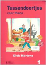 Piano tussendoortjes - Dick Martens [319], Gebruikt, Ophalen of Verzenden, Thema, Piano