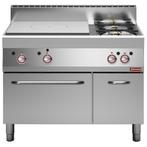 Fornuis, Doorkookplaat, 2 Gasbranders, Gasoven, Neutrale Kas, Ophalen of Verzenden, Nieuw in verpakking