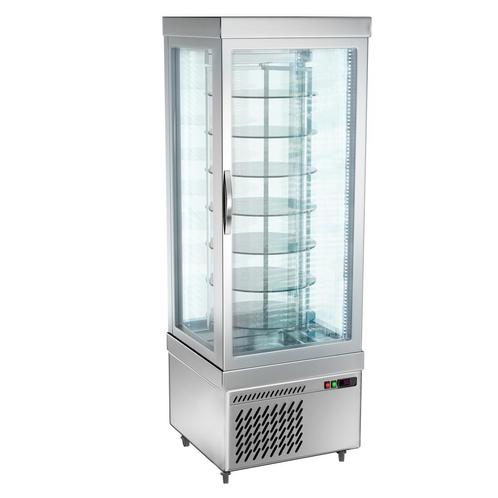 GGM Gastro | Panoramische vitrine - 430 liter - 670mm - 7 |, Witgoed en Apparatuur, Koelkasten en IJskasten, 140 tot 160 cm, Verzenden