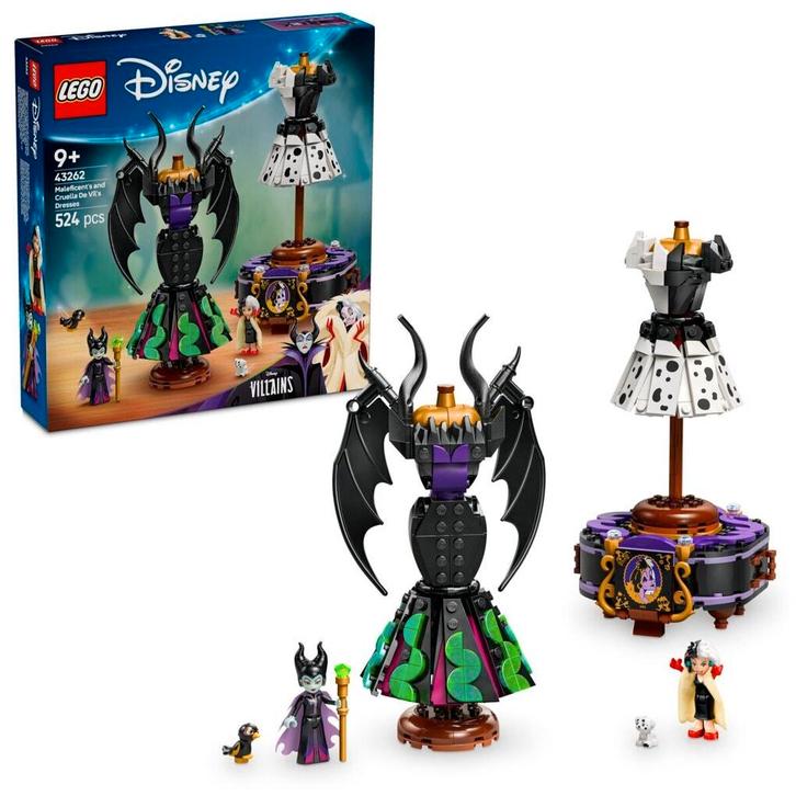 LEGO Disney 43262 De jurken van Maleficent en Cruella de Vil, Kinderen en Baby's, Speelgoed | Duplo en Lego, Nieuw, Verzenden