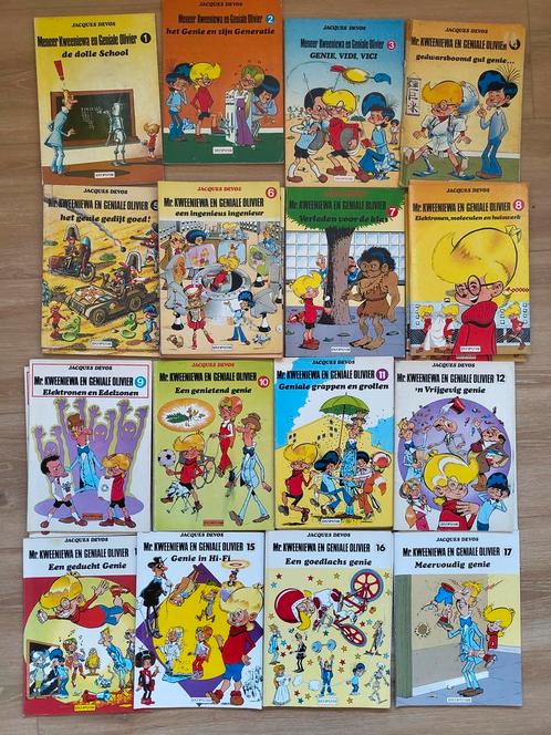 Mr. Kweeniewa en Geniale Olivier stripboeken - strips kopen, Boeken, Stripboeken, Gelezen, Complete serie of reeks, Verzenden