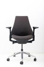 Herman Miller Sayl design bureaustoel antraciet-bruin stof, Stoel, Gebruikt, Receptie of Entree, Ophalen