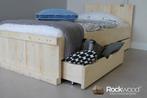 Rockwood® Tienerbed Michael inclusief blik beits grey wash, Kinderen en Baby's, Kinderkamer | Bedden, Ophalen of Verzenden, Nieuw