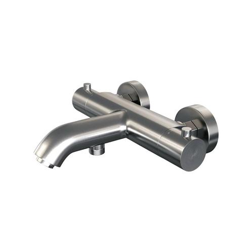 Opbouw Bad- en Douchekraan Brauer Brushed Thermostatisch, Doe-het-zelf en Verbouw, Sanitair, Kraan, Nieuw, Ophalen of Verzenden