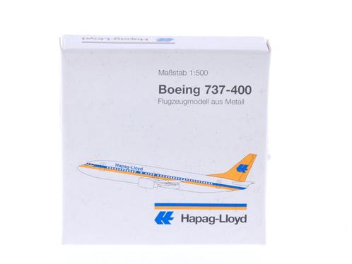 Schaal 1:500 Herpa 501279 Hapag-Lloyd Boeing 737-400 Reg...., Hobby en Vrije tijd, Modelbouw | Vliegtuigen en Helikopters, Gebruikt