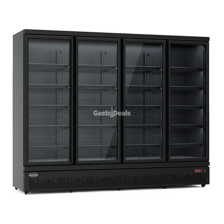 Koelkast 4 glasdeuren JDE-2025R Combisteel, Zakelijke goederen, Horeca | Keukenapparatuur, Nieuw in verpakking, Koelen en Vriezen