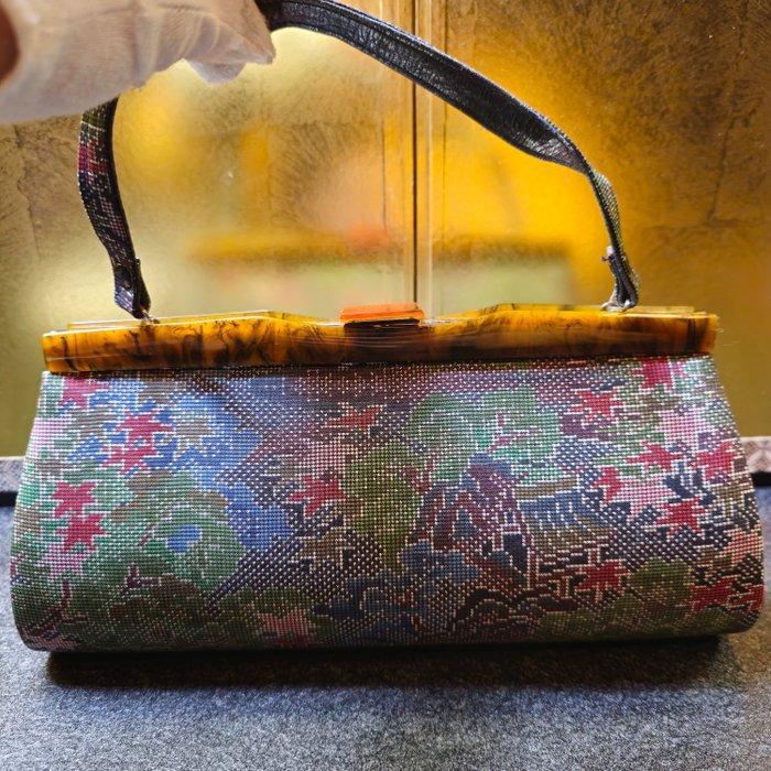 Nishijin-ori (Kyoto) - Fine Silk Tapestry - Handtas, Antiek en Kunst, Antiek | Overige Antiek