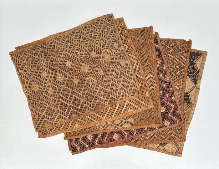 6 x Shoowa - Shoowa-Kuba - DR Congo (Zonder Minimumprijs), Antiek en Kunst, Kunst | Niet-Westerse kunst