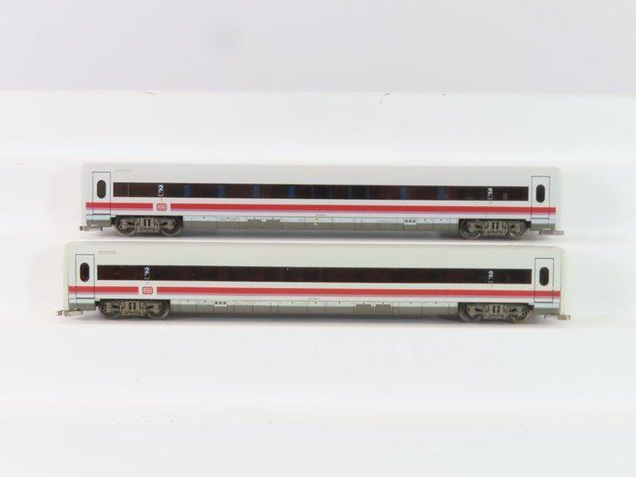 Minitrix N - 13357/13396 - Treinstel (2) - 2x 4-assige, Hobby en Vrije tijd, Modeltreinen | N-Spoor