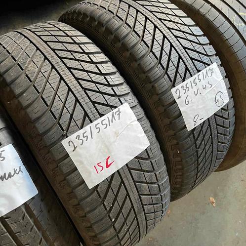 2 x Goodyear Vector 4 Seasons 235-55-17 4 Seizoenbanden 8mm, Auto-onderdelen, Banden en Velgen, 17 inch, All Season, 235 mm, Personenwagen