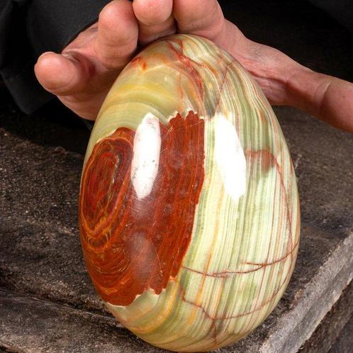 Ei - Universeel symbool van leven en wedergeboorte Mexicaans, Verzamelen, Mineralen en Fossielen