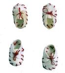 ANTOS SCHOEN WIT MET STRIK 2 INCH 5 CM