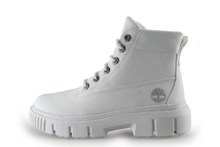 Timberland Boots in maat 38½ Wit, Kleding | Dames, Schoenen, Wit, Zo goed als nieuw, Overige typen, Verzenden