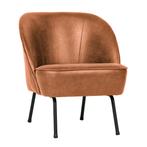 *WOONWINKEL* BePureHome Vogue Retro Fauteuil Cognac Leer, Huis en Inrichting, Fauteuils, Verzenden, Nieuw, Leer