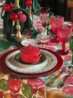 Feestelijk kerstprint tafelkleed voor grote tafels. -, Nieuw