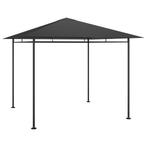vidaXL Prieel 180 g/m² 3x3x2,7 m antracietkleurig, Tuin en Terras, Verzenden, Nieuw