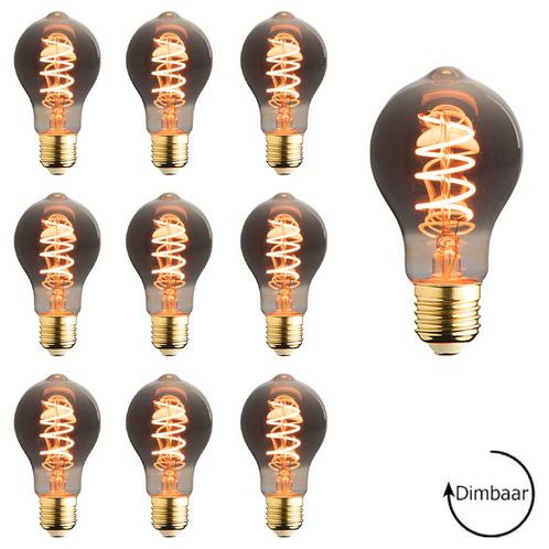 Set van 10 LED lampen E27 | 5.5 watt dimbaar | 1800K extra w, Huis en Inrichting, Lampen | Losse lampen, Overige typen, Nieuw