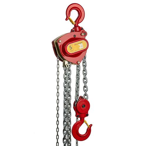 Handtakel Delta Red 5 ton 10 meter, Doe-het-zelf en Verbouw, Lieren en Takels, Nieuw, Verzenden