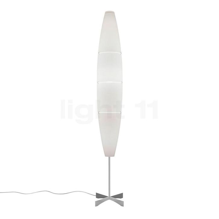 Foscarini Havana Vloerlamp, body aluminium/lampenkap wit, Huis en Inrichting, Lampen | Vloerlampen, Nieuw, Verzenden