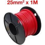 Accukabel 25Mm2 Rood (Per Meter), Nieuw, Verzenden