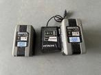 Hitachi-oplader UC 36YSL met 2 x BSL 3626X 36V 2,6Ah, Ophalen of Verzenden, Gebruikt