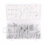 Benson Spanning- en drukveren set - 200 stuks - ø 4-9.5 m.., Doe-het-zelf en Verbouw, IJzerwaren en Bevestigingsmiddelen, Ophalen of Verzenden