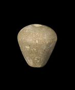 West-Aziatisch Hardsteen Ceremonieel knuppelkop, Antiek en Kunst