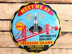 Shell treasure Island - emaille bord, Verzenden, Nieuw