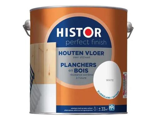 Histor Perfect Finish Houten Vloer Zijdeglans RAL 7021 |, Doe-het-zelf en Verbouw, Verf, Beits en Lak, Verf, Zwart, Nieuw, Minder dan 5 liter