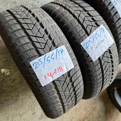 2 x Pirelli Sottozero 3 215-55-17 Winterbanden 7,5mm, Auto-onderdelen, Banden en Velgen, 17 inch, Winterbanden, 215 mm, Personenwagen
