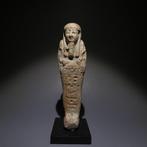 Oud-Egyptisch GEEN RESERVE Shabti. 11,5 cm H. Late Periode,