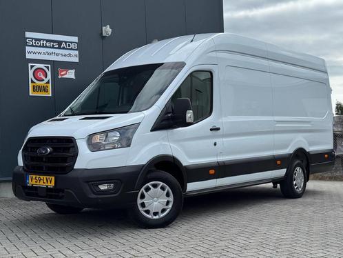 Ford Transit 350 2.0 TDCI L4H3 Trend RWD | Garantie 2028 | N, Auto's, Bestelauto's, Dealer onderhouden, Lease, Zwart, Handgeschakeld
