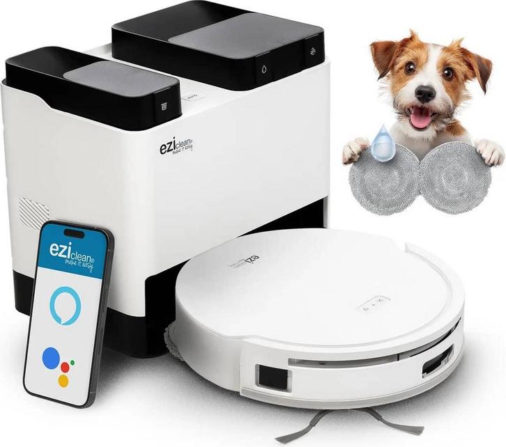 EZIclean Z12 Ultra Robotstofzuiger met Laadstation -, Witgoed en Apparatuur, Stofzuigers, Zo goed als nieuw, Ophalen of Verzenden