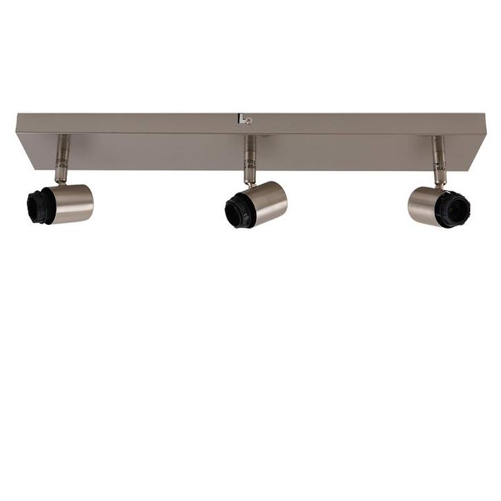 Aluminium plafondfitting zilver, Rika, Huis en Inrichting, Lampen | Plafondlampen, Nieuw, Metaal, Ophalen of Verzenden
