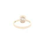Ring - 14 karaat Geel goud - 0.56ct. tw. Diamant, Nieuw