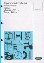 1997 Ford Galaxy Maverick Transit Reparatie Werkplaats Boek, Auto diversen, Handleidingen en Instructieboekjes, Verzenden