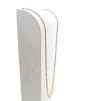 Gouden lange Figaro schakel ketting; FARO | 76 cm, Sieraden, Tassen en Uiterlijk, Kettingen, Ophalen of Verzenden, Gebruikt, Overige kleuren