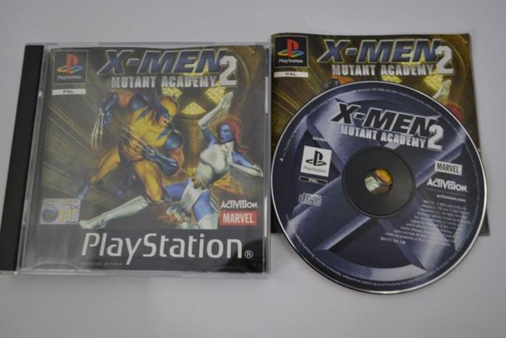 X-men - Mutant Academy 2 (PS1 PAL), Spelcomputers en Games, Games | Sony PlayStation 1, 1 speler, Zo goed als nieuw, Verzenden