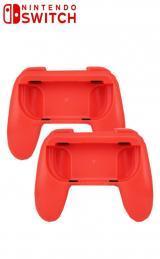 MarioSwitch.nl: Switch Joy-Con Grip Third Party 2 stuks Rood, Spelcomputers en Games, Spelcomputers | Nintendo Consoles | Accessoires