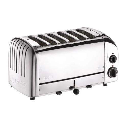 Dualit Vario broodrooster 6 sleuven RVS 60144, Zakelijke goederen, Horeca | Keukenapparatuur, Verzenden