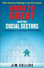 Good to great and the social sectors: a monograph to, Boeken, Gelezen, Jim Collins, Verzenden