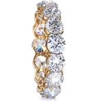 Ring - 18 karaat Geel goud - 10.02ct. tw. Diamant, Nieuw