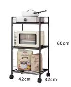 Vloerstaand Opbergrek op Wielen – Voor Keuken & Badkamer, Huis en Inrichting, Verzenden, Nieuw