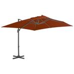 vidaXL Zweefparasol met aluminium paal 300x300 cm, Verzenden, Nieuw, 3 tot 4 meter, Zweefparasol