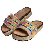 Boho Ibiza Slippers maten 36 t/m 41, Kleding | Dames, Ophalen of Verzenden, Nieuw, Slippers